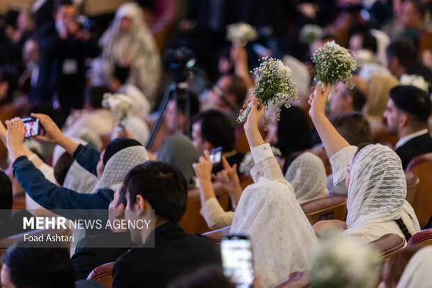 Wedding celebration for 110 couples with disabilities
