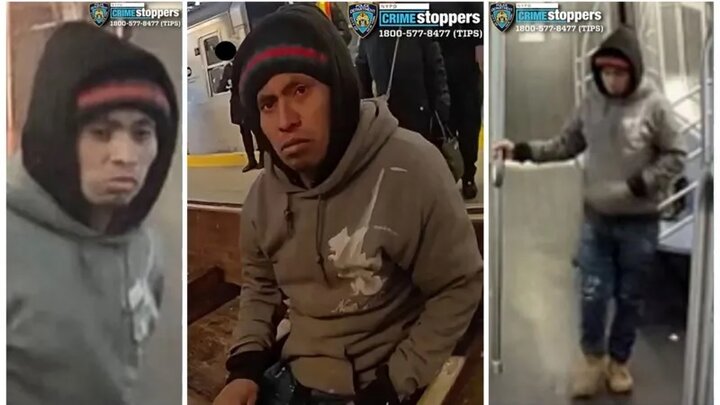 Man arrested over death of woman set on fire on NY subway