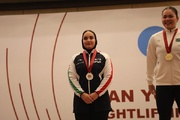 Weightlifter Kijan Maghsoudi becomes Asian vice champion