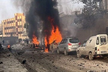 انفجار خودروی بمب‌گذاری‌شده در «منبج» سوریه