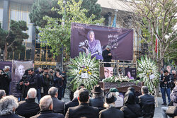 Funeral ceremony of veteran Iranian actress ‘Zhaleh Olov”