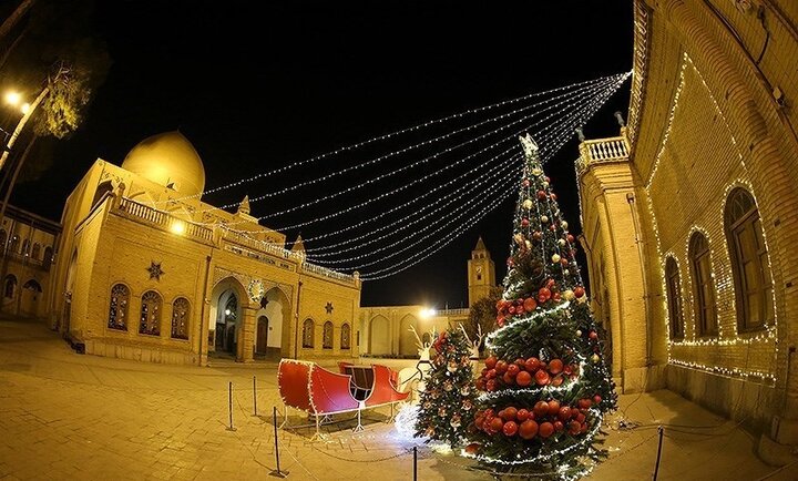 اجواء كنيسة "فانك" في اصفهان عشية العام الجديد