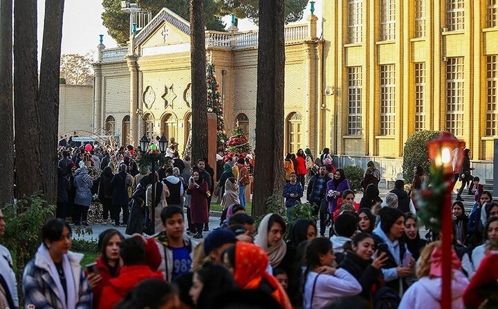 اجواء كنيسة "فانك" في اصفهان عشية العام الجديد