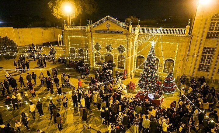 اجواء كنيسة "فانك" في اصفهان عشية العام الجديد