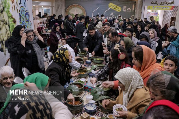 جشنواره خوراک گیلان در رشت برگزار شد