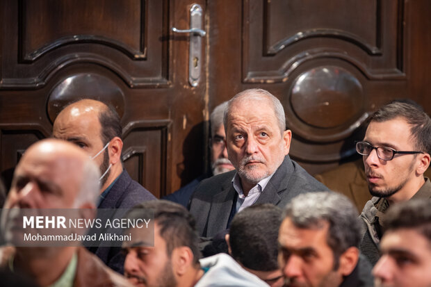 سردار اسماعیل احمدی مقدم رئیس <a href='https://sayeb.ir/tag/%d8%af%d8%a7%d9%86%d8%b4%da%af%d8%a7%d9%87-%d8%b9%d8%a7%d9%84%db%8c-%d8%af%d9%81%d8%a7%d8%b9-%d9%85%d9%84%db%8c'></div>دانشگاه عالی دفاع ملی</a> در مراسم اولین سالگرد شهادت شهید سید رضی موسوی