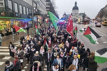 İsveç'te Trump'ın Gazze planı protesto edildi