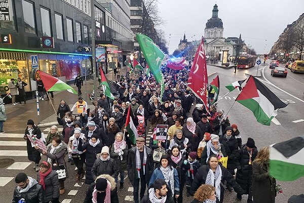 İsveç’te İsrail'in Batı Şeria İlhak Planı protesto edildi İsveç’te İsrail'in Batı Şeria İlhak Planı protesto edildi