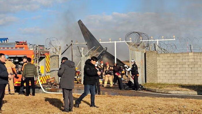 يونهاب: تحطم طائرة بمطار موان في كوريا الجنوبية ومقتل غالبية ركابها الـ181