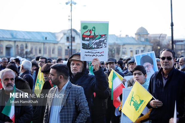 مراسم بزرگداشت حماسه ۹ دی در همدان