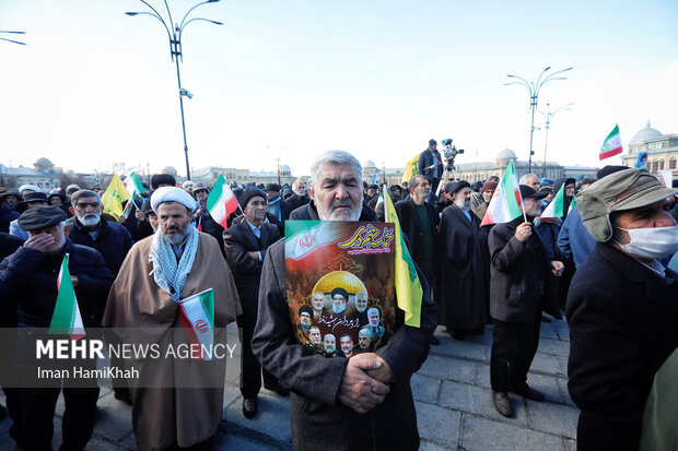 مراسم بزرگداشت حماسه ۹ دی در همدان