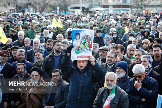 مراسم بزرگداشت حماسه ۹ دی در همدان