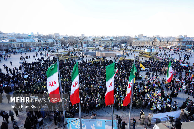 مراسم بزرگداشت حماسه ۹ دی در همدان