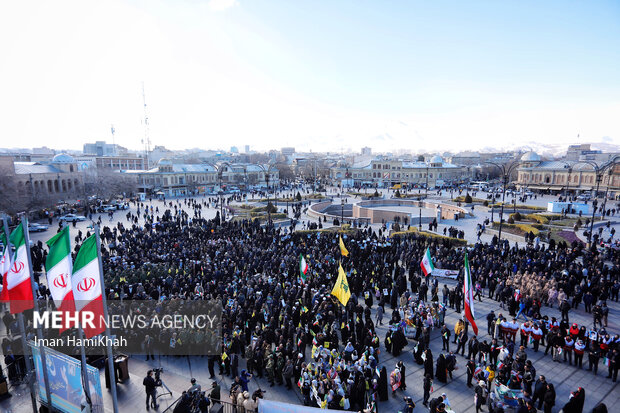 مراسم بزرگداشت حماسه ۹ دی در همدان