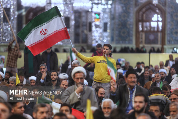 بزرگداشت حماسه نهم دی در مشهد مقدس