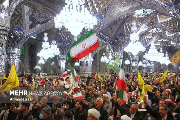 بزرگداشت حماسه نهم دی در مشهد مقدس