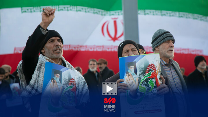 مراسم گرامیداشت حماسه مردمی ۹ دی از قاب دوربین مهر
