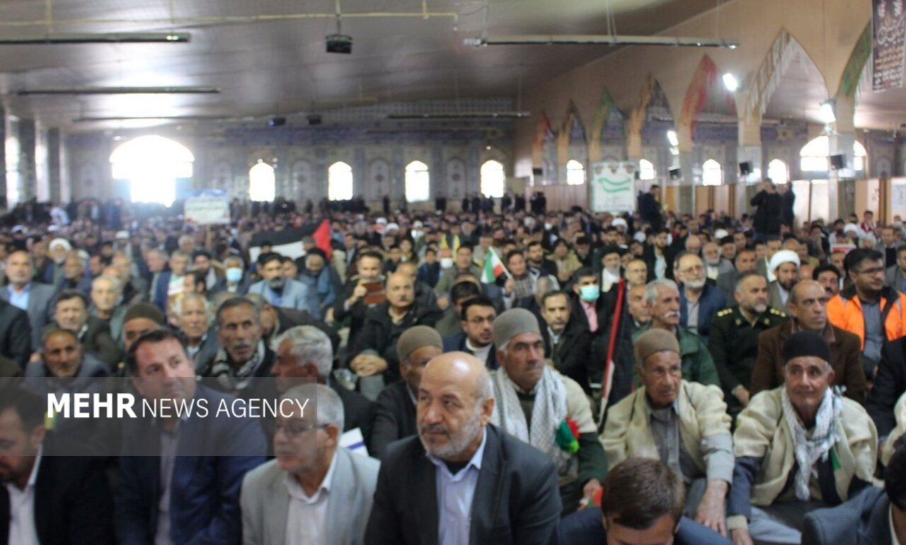 اجتماع بزرگ مردم شهر یاسوج در پانزدهمین سالروز حماسه «نهم دی» برگزار شد