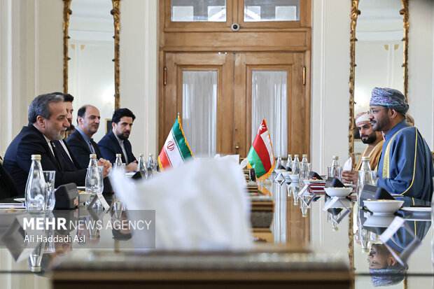 دیدار و کنفرانس مطبوعاتی مشترک وزرای امور خارجه ایران و عمان 13