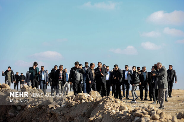 بازدید رئیس کمیسیون عمران مجلس از پروژه های عمرانی آذربایجان شرقی 38