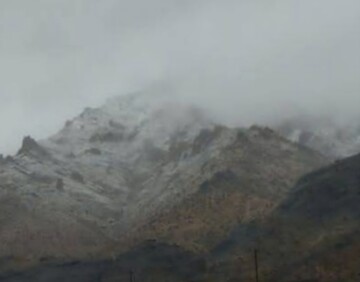 بارش برف زمستانی در تفتان