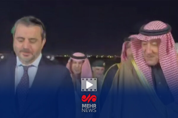 لحظه ورود هیئتی از تروریستهای سوری به ریاض