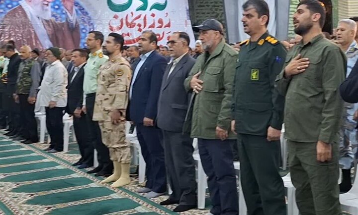 مراسم سالگرد شهادت شهید سلیمانی در گناوه برگزار شد مراسم سالگرد شهادت شهید سلیمانی در گناوه برگزار شد