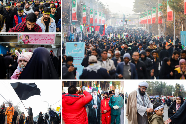 آغاز مراسم پنجمین سالگرد شهادت حاج قاسم؛ عاشقانی که برف و باران نمیشناسند! آغاز مراسم پنجمین سالگرد شهادت حاج قاسم؛ عاشقانی که برف و باران نمیشناسند!