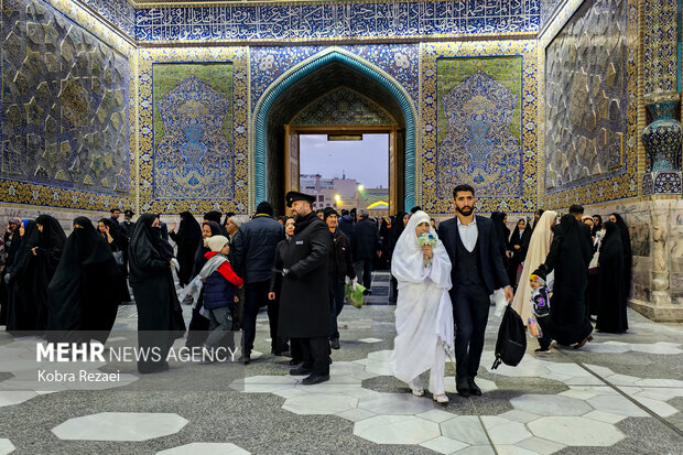 لیلة الرغائب در حرم مطهر امام رضا (علیه السلام)