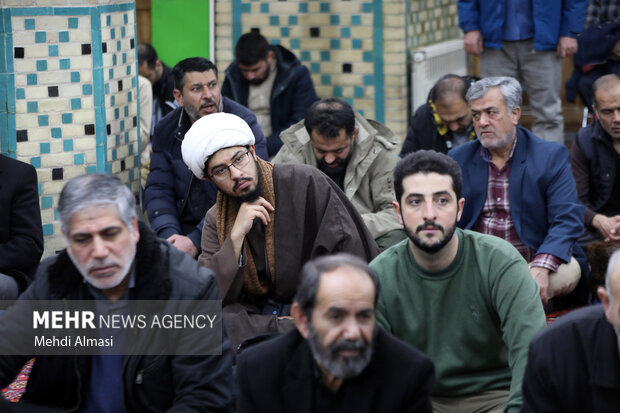 مراسم عزاداری شهادت حضرت امام علی‌الهادی (علیه‌السلام) در مسجد جامع زنجان