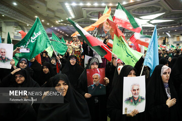 شہید قاسم سلیمانی کی پانچویں برسی کی مناسبت سے تہران میں عظیم الشان اجتماع