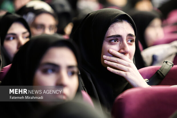 مراسم اولین سالگرد شهیده فائزه رحیمی