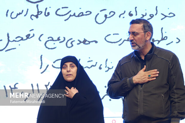 مراسم اولین سالگرد شهیده فائزه رحیمی 30