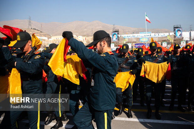 Graduation ceremony of Iranian police students
