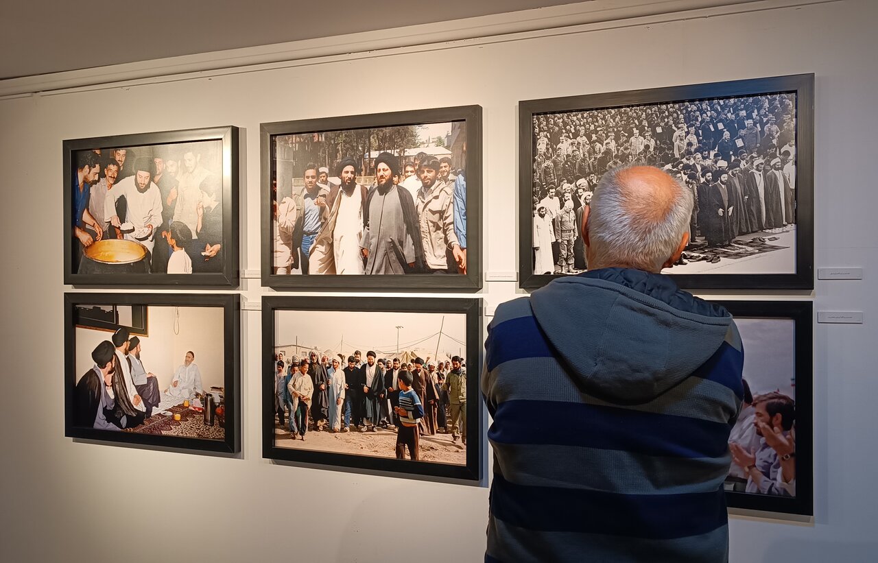 حكيم،شهيد،نمايشگاه،هنري،عراق،ايران،مسجدي،حوزه،سفير،نماز،عالم ...