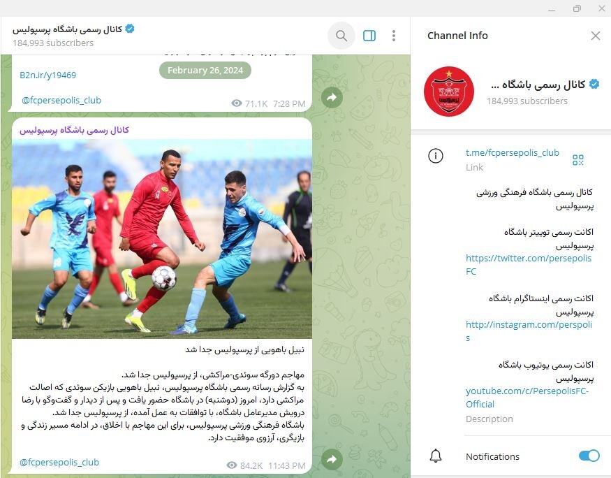 پرسپولیس همچنان محروم از نقل و انتقالات فیفا؛ پرونده مخوف رویمیز است