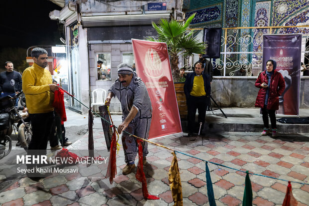 اجراهای خیابانی نوزدهمین جشنواره تئاتر مقاومت در اهواز