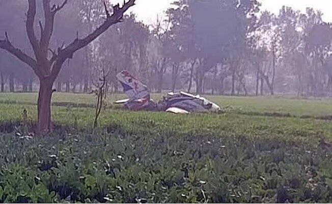 Pakistan Air Force training jet crashes in Nowshera