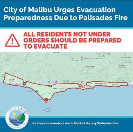 وقوع آتشسوزهای گسترده و مهیب در لسآنجلس/ ۳۰ هزار نفر محل زندگی خود را ترک کردند+ فیلم