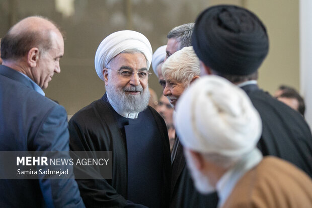 حجت الاسلام حسن روحانی در افتتاحیه بیمارستان بنیاد امور بیماری‌های خاص