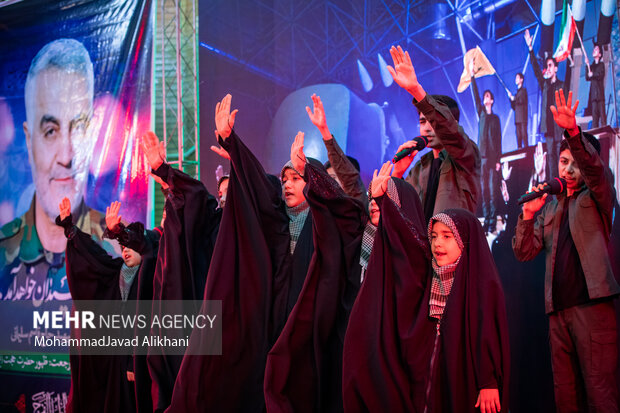 Memorial for martyrs of Islamic Resistance Front in Tehran
