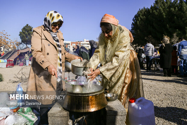 جشنواره آش‌ رشته در بجنورد