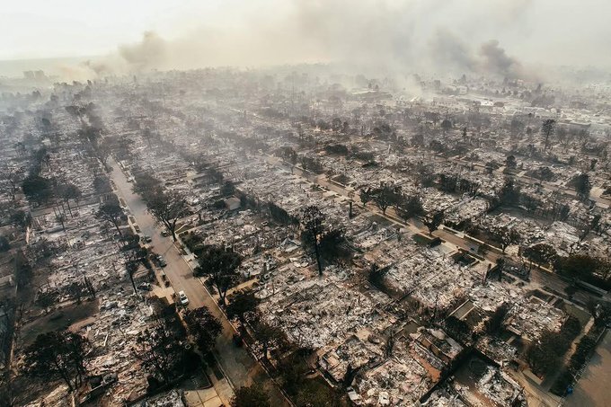 California's fires reminiscent of Israeli savagery in Gaza