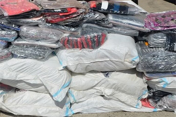 ۱۳.۵ میلیارد ریال پوشاک تاناکورا در کرمانشاه کشف شد