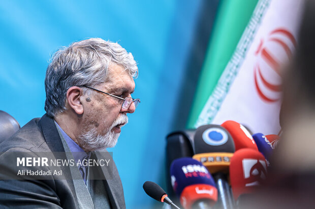 نشست خبری وزیر فرهنگ و ارشاد اسلامی