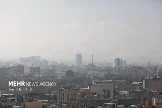 پدیده آلودگی هوا در همدان