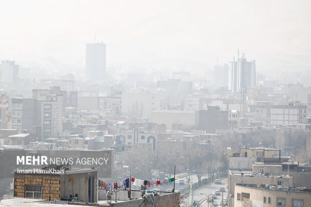 پدیده آلودگی هوا در همدان