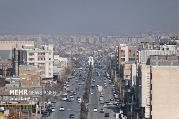 پدیده آلودگی هوا در همدان