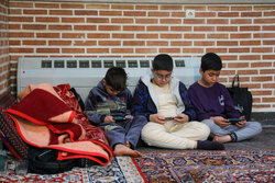 Religious seclusion ceremony at Imam Mosque in Bazaar