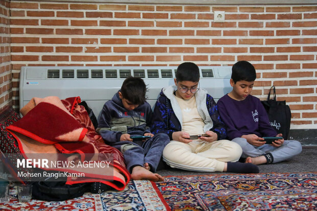 Religious seclusion ceremony at Imam Mosque in Bazaar
